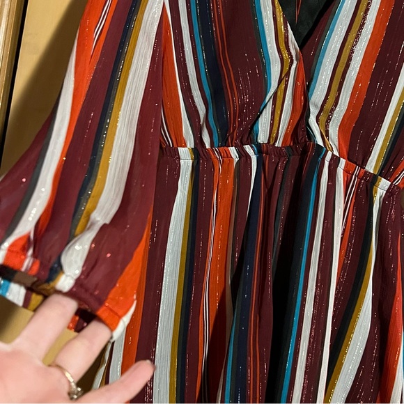 Forever 21 Striped Surplice Romper!!! - Picture 6 of 14